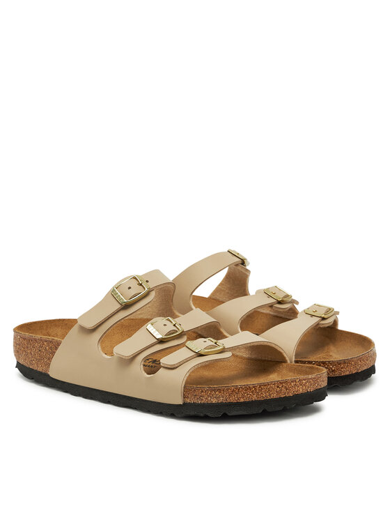 Birkenstock Birkenstock Klapki Florida 1029265 Écru