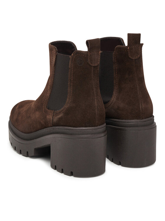 Tamaris Tamaris Kotníková obuv s elastickým prvkem 1-25459-41 Hnědá