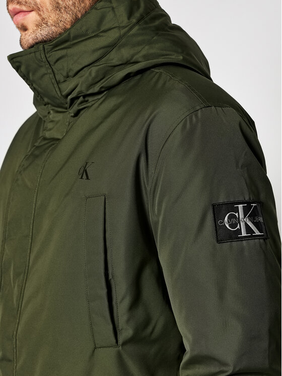 fake down technical parka