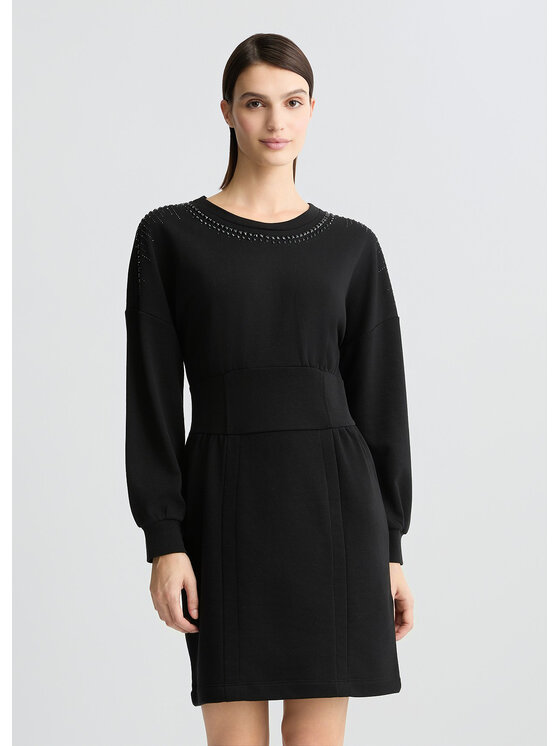 Liu Jo Vestito da giorno TA5044F Nero Regular Fit