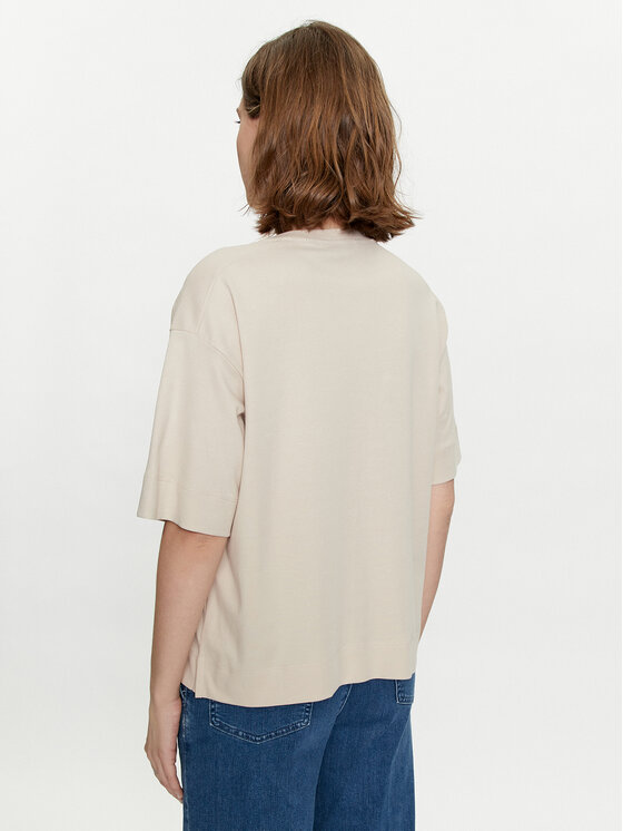Vero Moda Vero Moda T-Shirt Didde 10301183 Beżowy Loose Fit