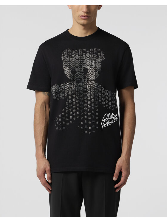PHILIPP PLEIN PHILIPP PLEIN T-Shirt 28971 Czarny Regular Fit