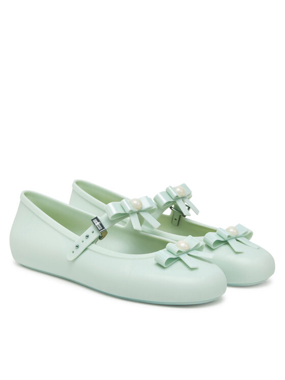 Melissa Melissa Balerinke Melissa Soft Ballerina Bow Ad M 35971 Zelena