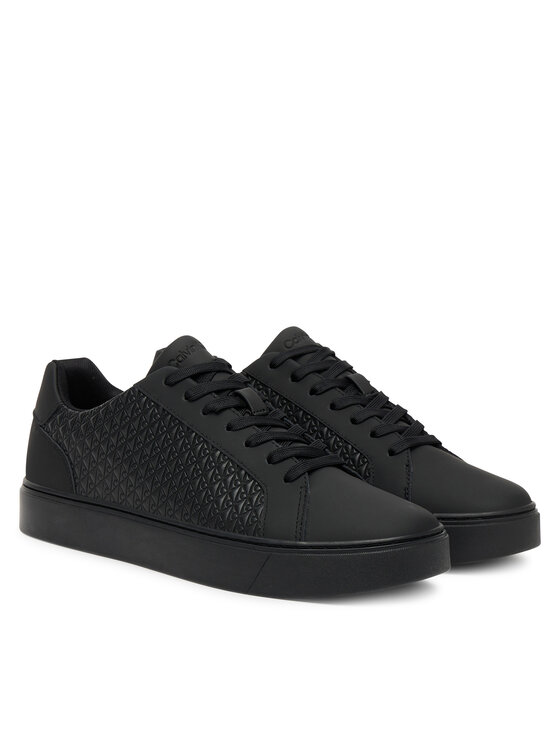 Calvin Klein Calvin Klein Сникърси Classic Cupsole Laceup Aop YM0YM01431 Черен