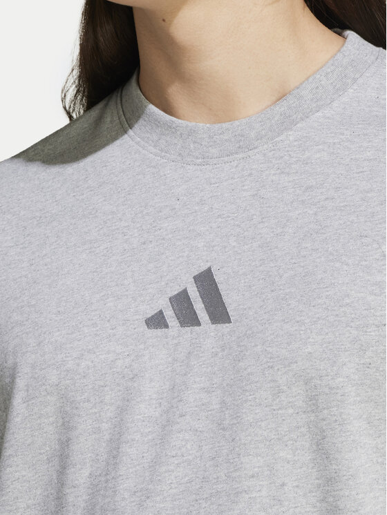 adidas adidas Tricou ALL SZN IY4138 Gri Loose Fit