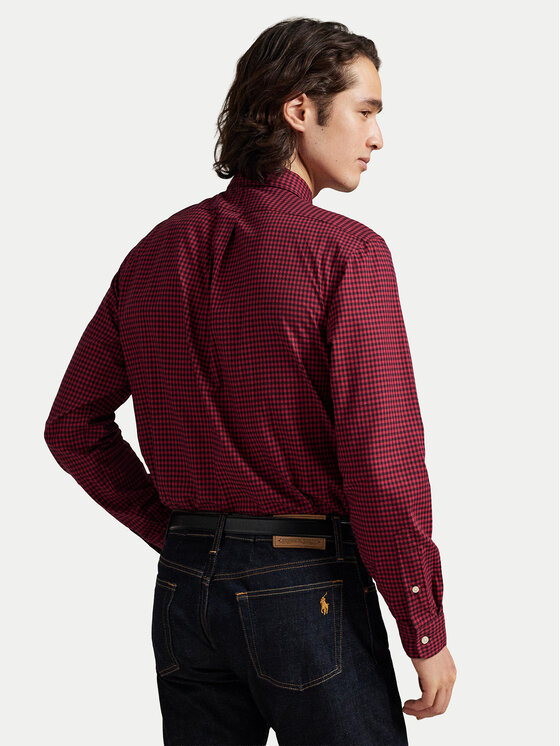 Polo Ralph Lauren Polo Ralph Lauren Koszula 710953644001 Czerwony ciemny Custom Fit