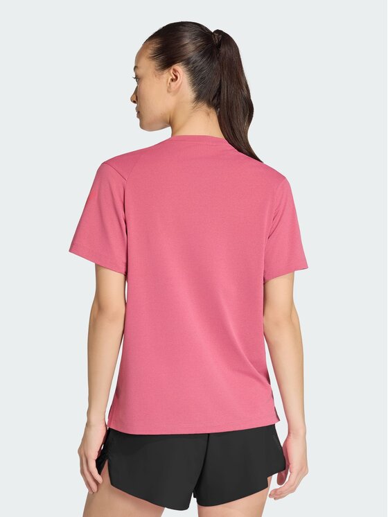 adidas adidas Koszulka techniczna 158728 Różowy Regular Fit