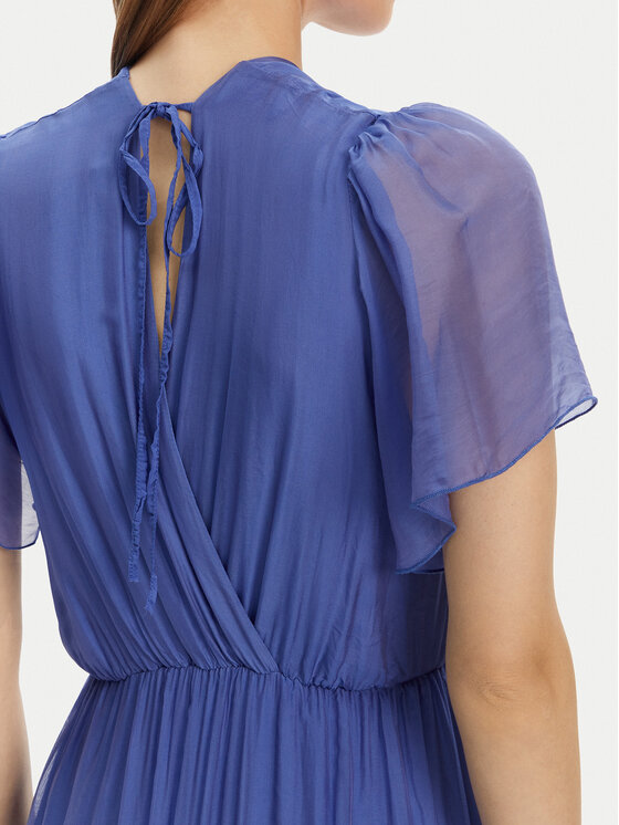 Haveone Haveone Poletna obleka AFF-N006 Modra Loose Fit