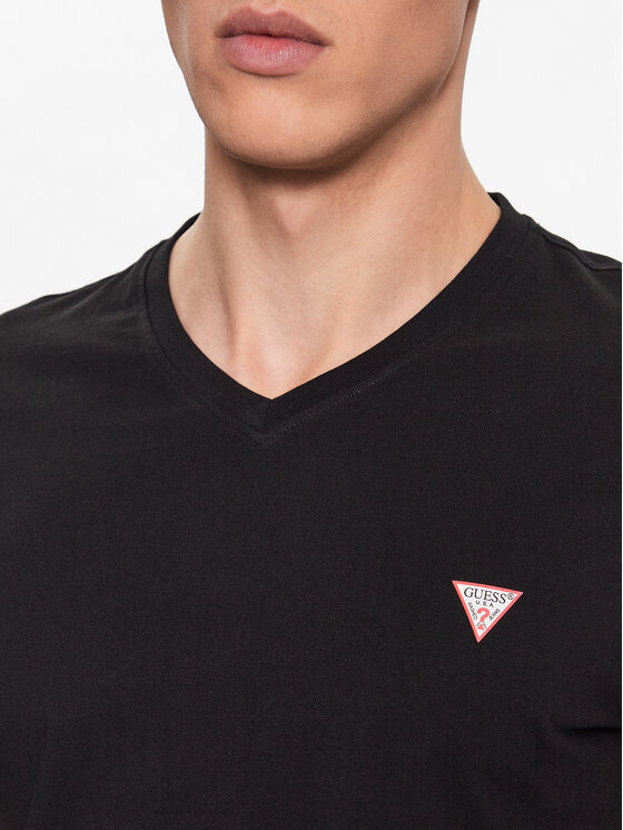 Guess Guess Футболка M2YI37 I3Z14 Чорний Slim Fit