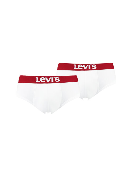 Levi's® Set 2 parov spodnjic Solid Basic 905003001 Bela