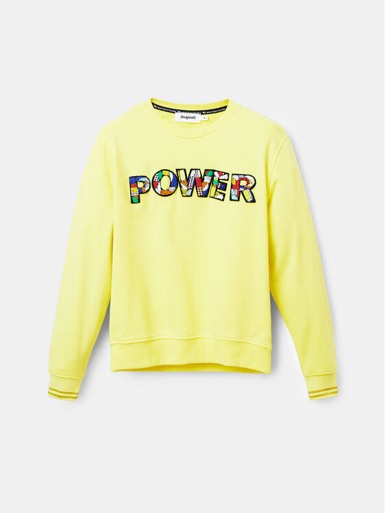 Desigual Desigual Μπλούζα 23SWSK01 Κίτρινο Regular Fit