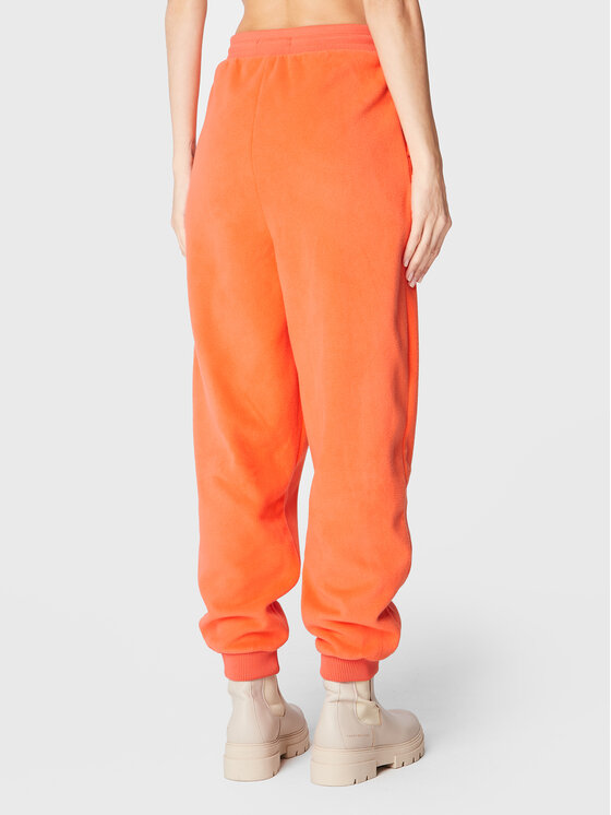 Tommy Jeans Tommy Jeans Spodnie dresowe Signature Fleece DW0DW14435 Pomarańczowy Relaxed Fit