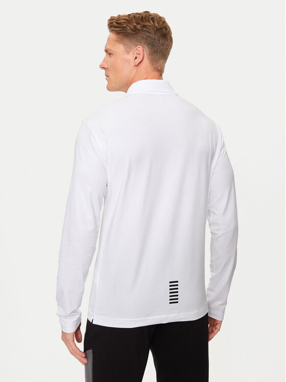 EA7 Emporio Armani EA7 Emporio Armani Polokošeľa 8NPF15 PJVQZ 1100 Biela Regular Fit