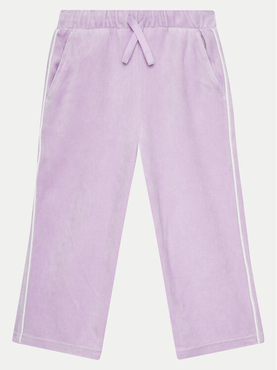 United Colors Of Benetton Teplákové nohavice 3UK0GF03Y Fialová Regular Fit