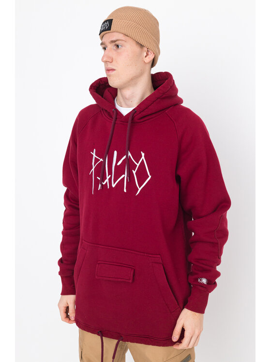 Palto Palto Bluza Logo Bordowy Comfort Fit