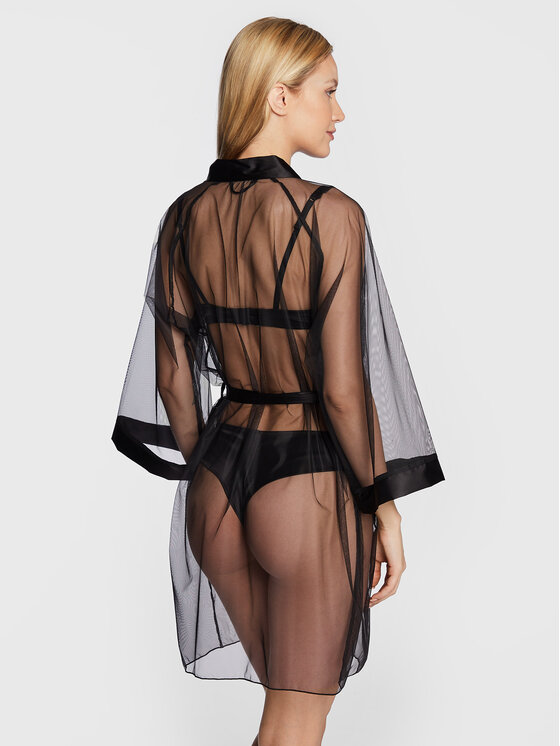 Chantal Thomass Chantal Thomass Szlafrok Fascinante T220391 Czarny