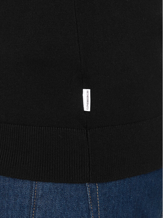Lindbergh Lindbergh Pulover 30-800173 Negru Slim Fit