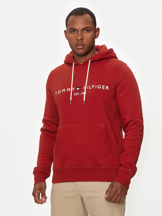 Tommy Hilfiger Jopa Logo MW0MW11599 Rdeča Regular Fit