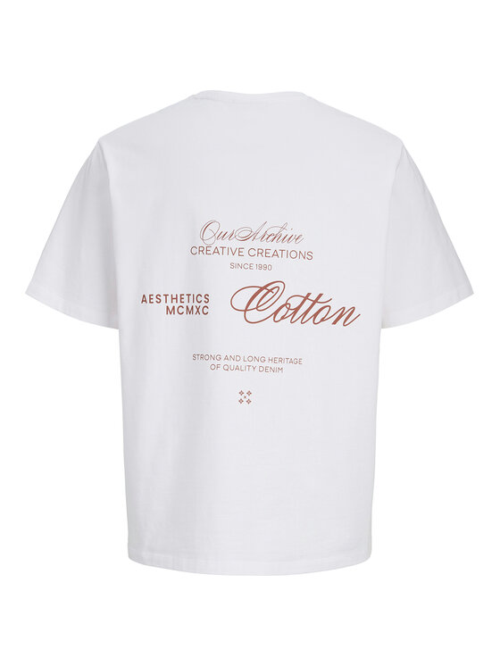 Jack & Jones Jack & Jones T-shirt Roar 12288099 Bijela Regular Fit