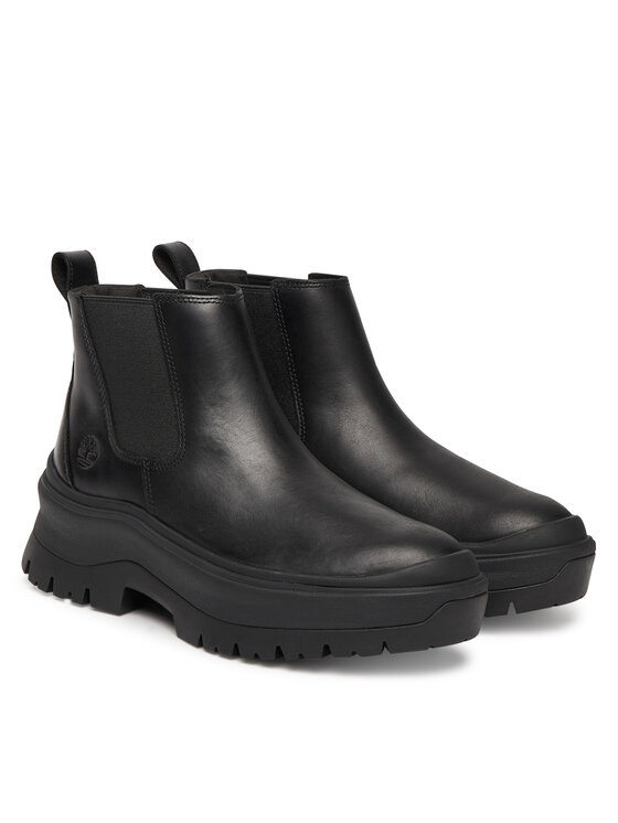 Timberland Timberland Kotníková obuv s elastickým prvkem Roxie lane Mid TB0A28XMW021 Černá