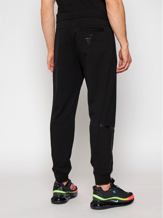 Armani Exchange Armani Exchange Teplákové nohavice 3KZPFE ZJ9FZ 1200 Čierna Regular Fit