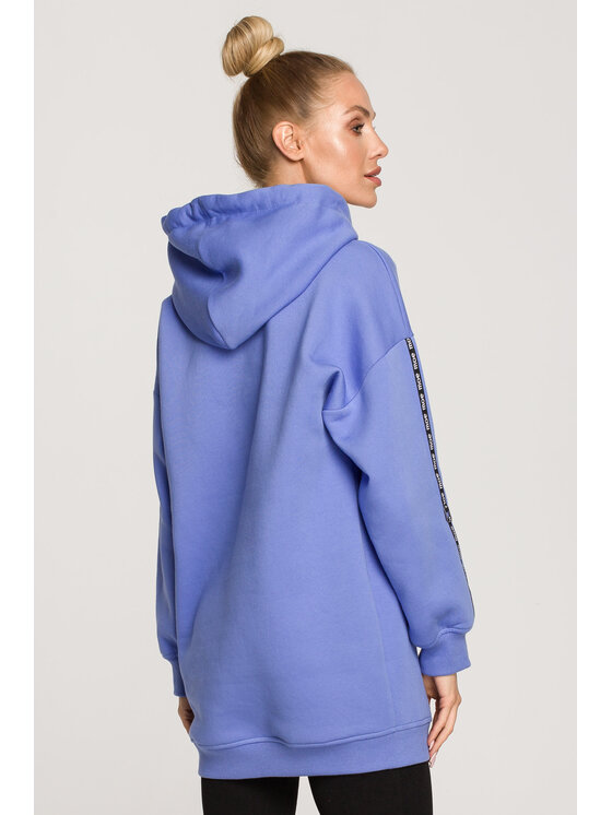 Made of Emotion Made of Emotion Bluza M696 Fioletowy Active Fit