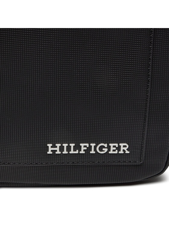 Tommy Hilfiger Tommy Hilfiger Ľadvinka Th Pique Mini Reporter AM0AM11794 Čierna