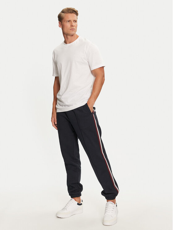 Tommy Hilfiger Tommy Hilfiger Melegítő alsó MW0MW35548 Sötétkék Regular Fit