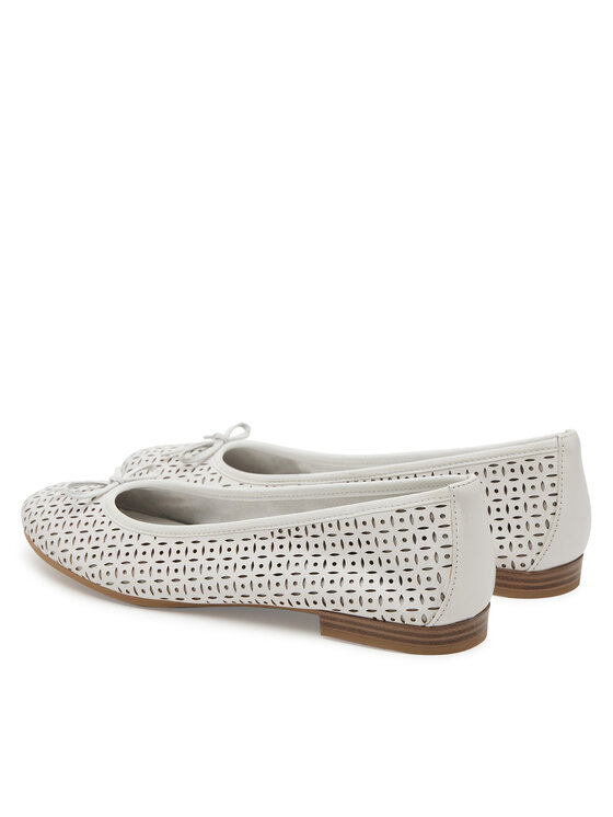 Tamaris Tamaris Ballerine 1-22116-41 Bianco