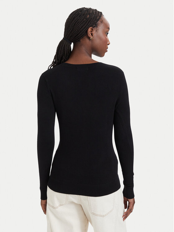 Guess Guess Džemperis W6YR29 Z0977 Melns Regular Fit
