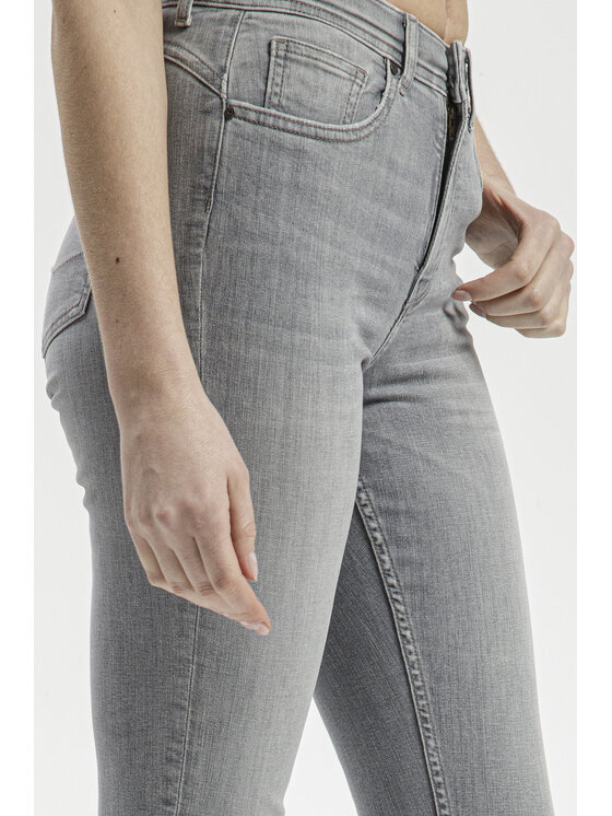 Cross Jeans Cross Jeans Jeansy P 429-157 Szary Super Skinny Fit