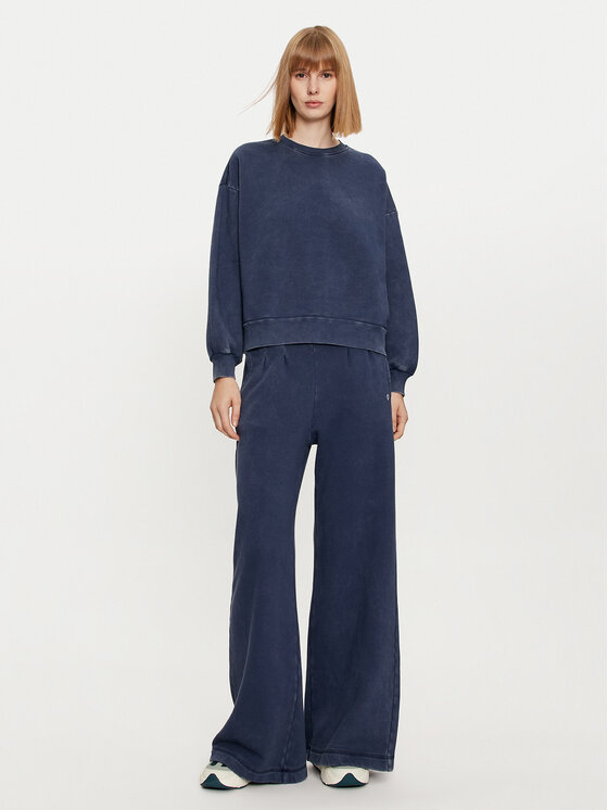 Deha Deha Pulóver C12131 Sötétkék Regular Fit