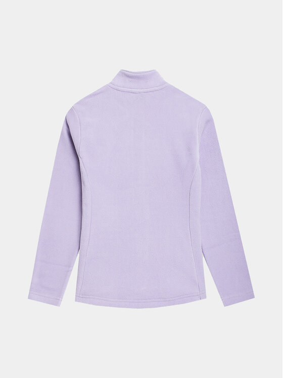 4F 4F Felpa di pile 4FJWSS24TFLEF166 Viola Regular Fit