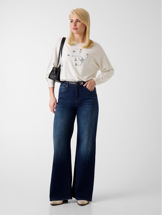 Guess Guess Sweter 183084 Beżowy Classic Fit