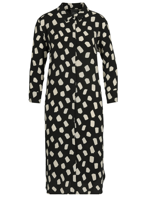 Persona by Marina Rinaldi Persona by Marina Rinaldi Vestito chemisier 1222199 Nero Regular Fit