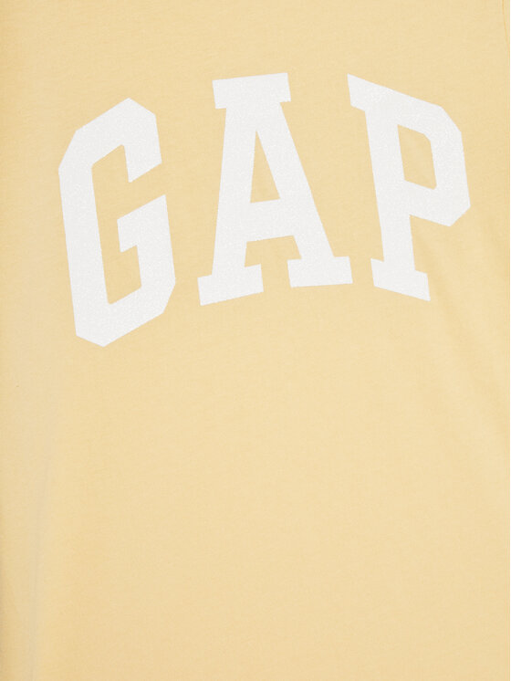 Gap Gap T-Shirt 886003-02 Żółty Regular Fit