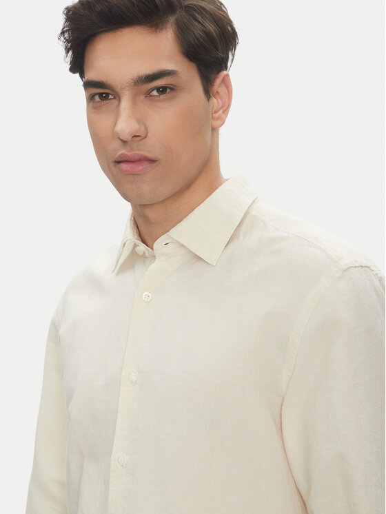 BOSS BOSS Cămașă C-Hal 50539531 Alb Casual Fit