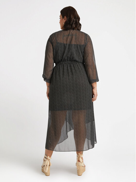 Fiorella Rubino Fiorella Rubino Vestito 7588T001620N0Z3 Nero Slim Fit