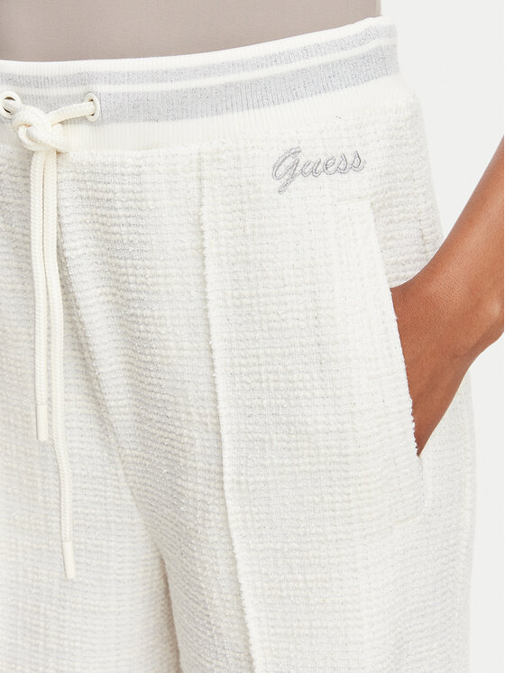 Guess Guess Stoffhose W6YB13 K4363 Creme Relaxed Fit
