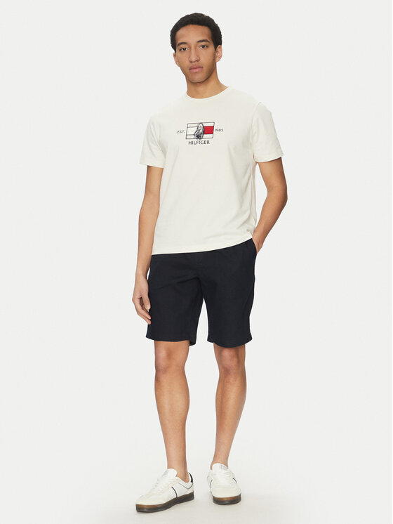 Tommy Hilfiger Tommy Hilfiger Kratke hlače Harlem MW0MW37804 Tamnoplava Regular Fit