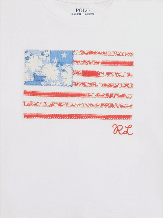 Polo Ralph Lauren Polo Ralph Lauren Футболка 313A11751001 Білий Boxy Fit