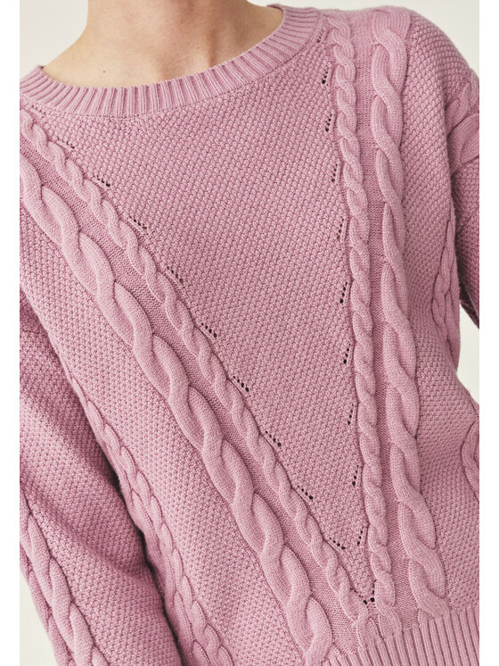TATUUM TATUUM Sweter EVERELY Fioletowy