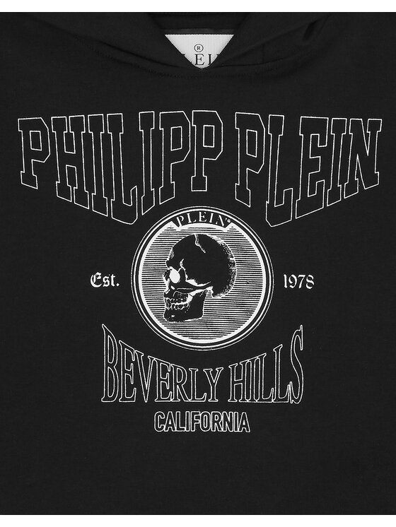 PHILIPP PLEIN PHILIPP PLEIN Bluza 27775 Czarny Regular Fit