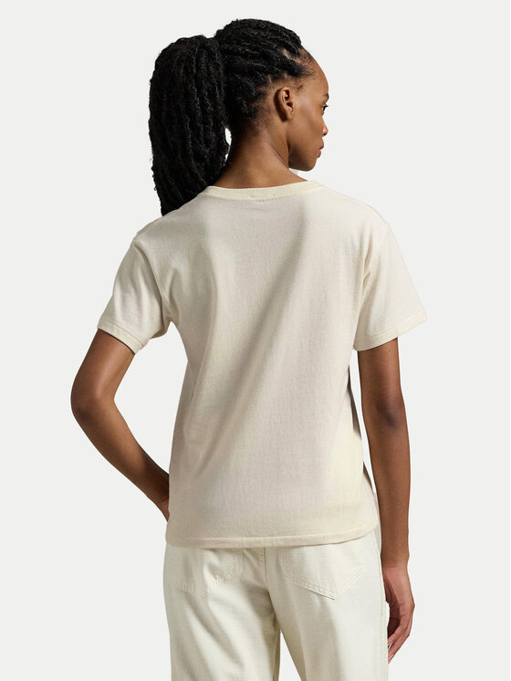 Polo Ralph Lauren Polo Ralph Lauren Tričko 211947961001 Écru Regular Fit