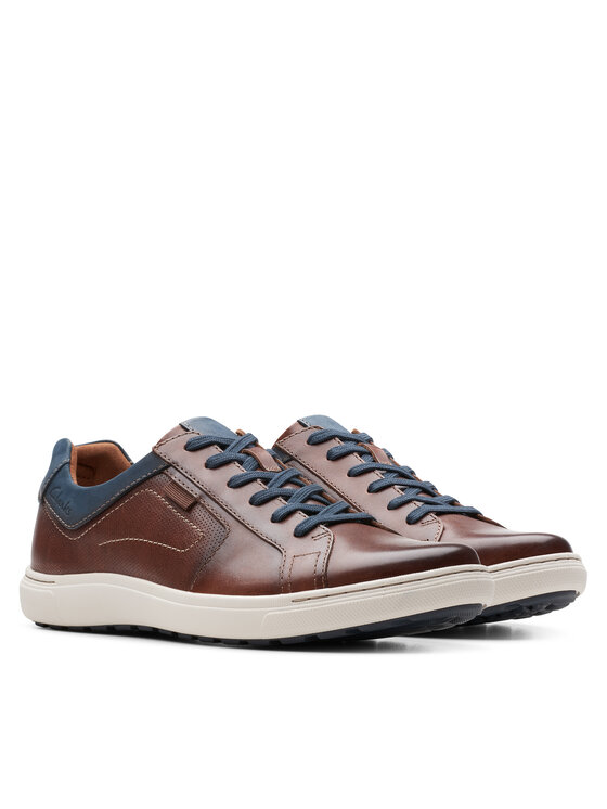 Clarks Clarks Sneakersy Mapstone Lace 26176886 Brązowy