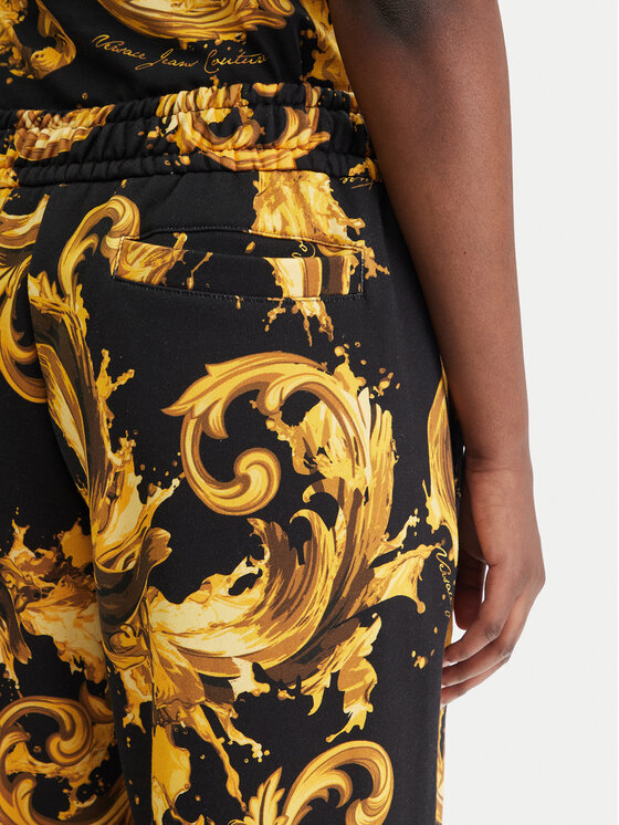 Versace Jeans Couture Versace Jeans Couture Donji dio trenerke 80HAA320 FS196 Crna Regular Fit