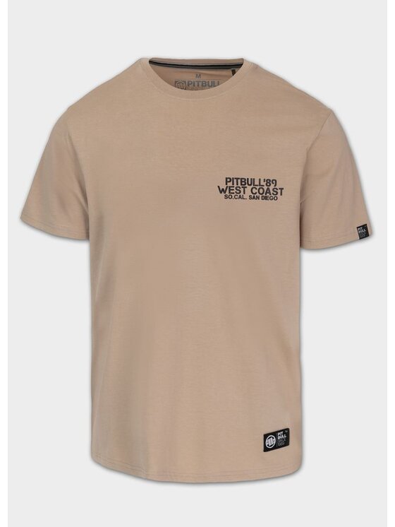 PITBULL PITBULL T-Shirt AUTOMATIC Beżowy Regular Fit