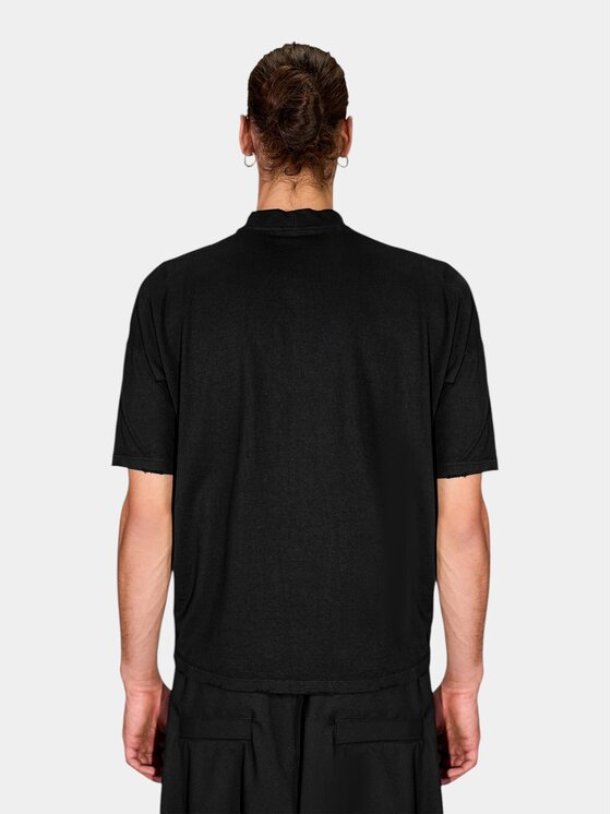 MADE BY SOCIETY MADE BY SOCIETY T-Shirt FIT - T17577 Czarny Basic Fit