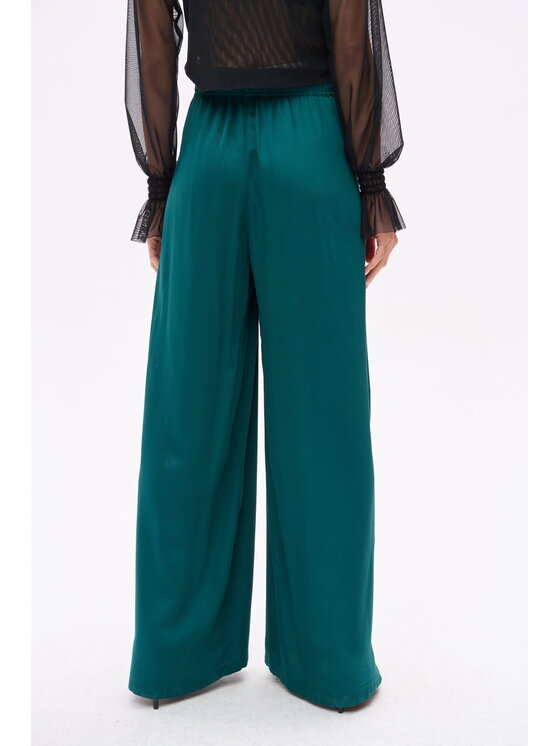 blue shadow blue shadow Spodnie damskie Koko Zielony Regular Fit