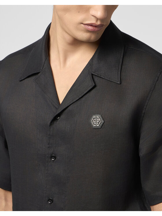 PHILIPP PLEIN PHILIPP PLEIN Koszula 30021 Czarny Regular Fit